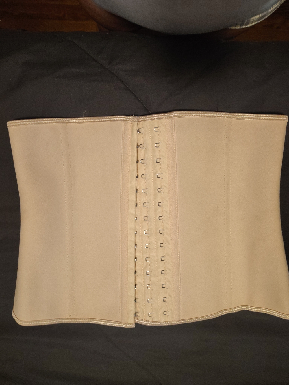 NWT YIANNA Classic Latex Waist Trainer Corset Cincher - Beige - L